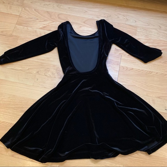 AMERICAN APPAREL VELVET DRESS - Picture 2 of 3